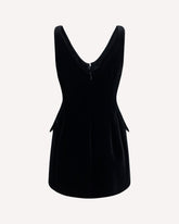 Tefrite structured V-neck Dress - BLACK | Base Blu
