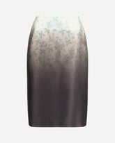 Silk Printed Skirt - MULTICOLOUR | Base Blu