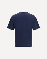 Cotton crewneck T-Shirt - BLUE | Base Blu