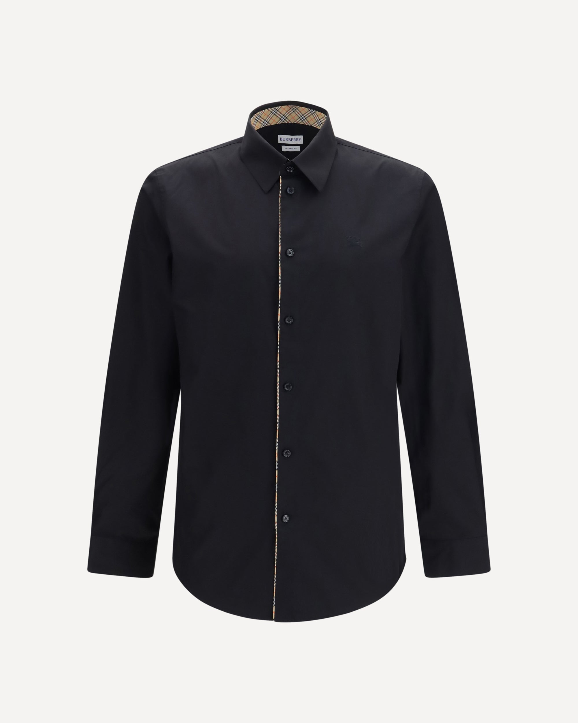 burberry black dress shirt Burberry Relaxed Fit Check Cotton Voile Men Shirt