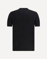 Knit T-shirt - BLACK | Base Blu