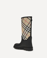 Marsh Stamp Rubber High Boots - BLACK | Base Blu