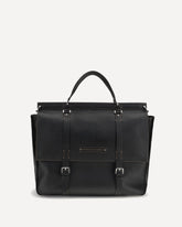 Leather Travel Bag - BLACK | Base Blu