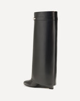 Leather Shark Boots - BLACK | Base Blu