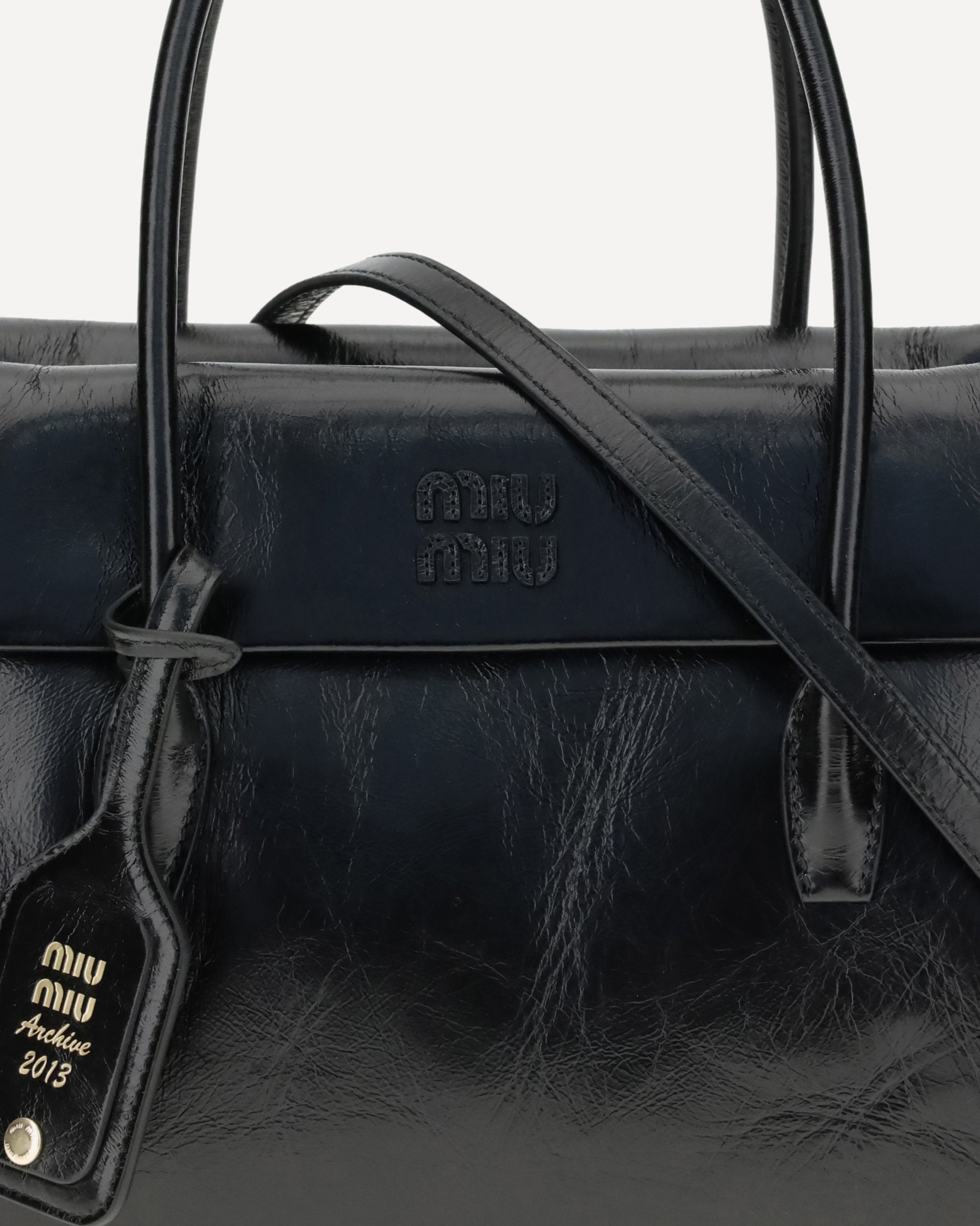 希少　archive miu miu スクールバッグ　レザー　メッシュ　ブラック 希少 archive miu miu スクールバッグ レザー メッシュ ブラック