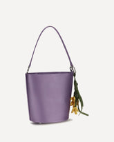 Satin Bucket Bag - LILAC  | Base Blu
