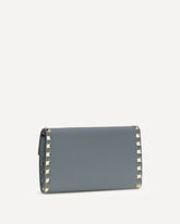 Rockstud chain Wallet - LIGHT BLUE | Base Blu