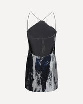 Sequin mini dress - BLACK | Base Blu