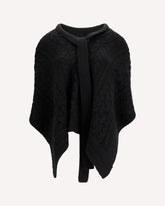 Mantella in cashmere - NERO | Base Blu