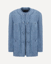 Tweed Jacket - LIGHT BLUE | Base Blu