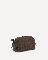 Borsa a Tracolla Loop mini - MARRONE | Base Blu
