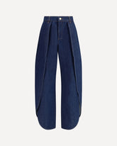 Tulip Barrel Jeans - BLUE | Base Blu