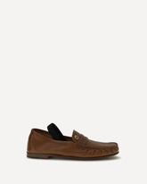 Leather Loafers - BROWN | Base Blu
