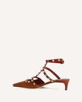 Décolleté Rockstud in capretto - BORDEAUX | Base Blu