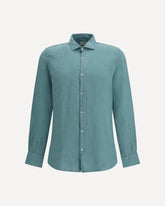 Linen Shirt - GREEN | Base Blu