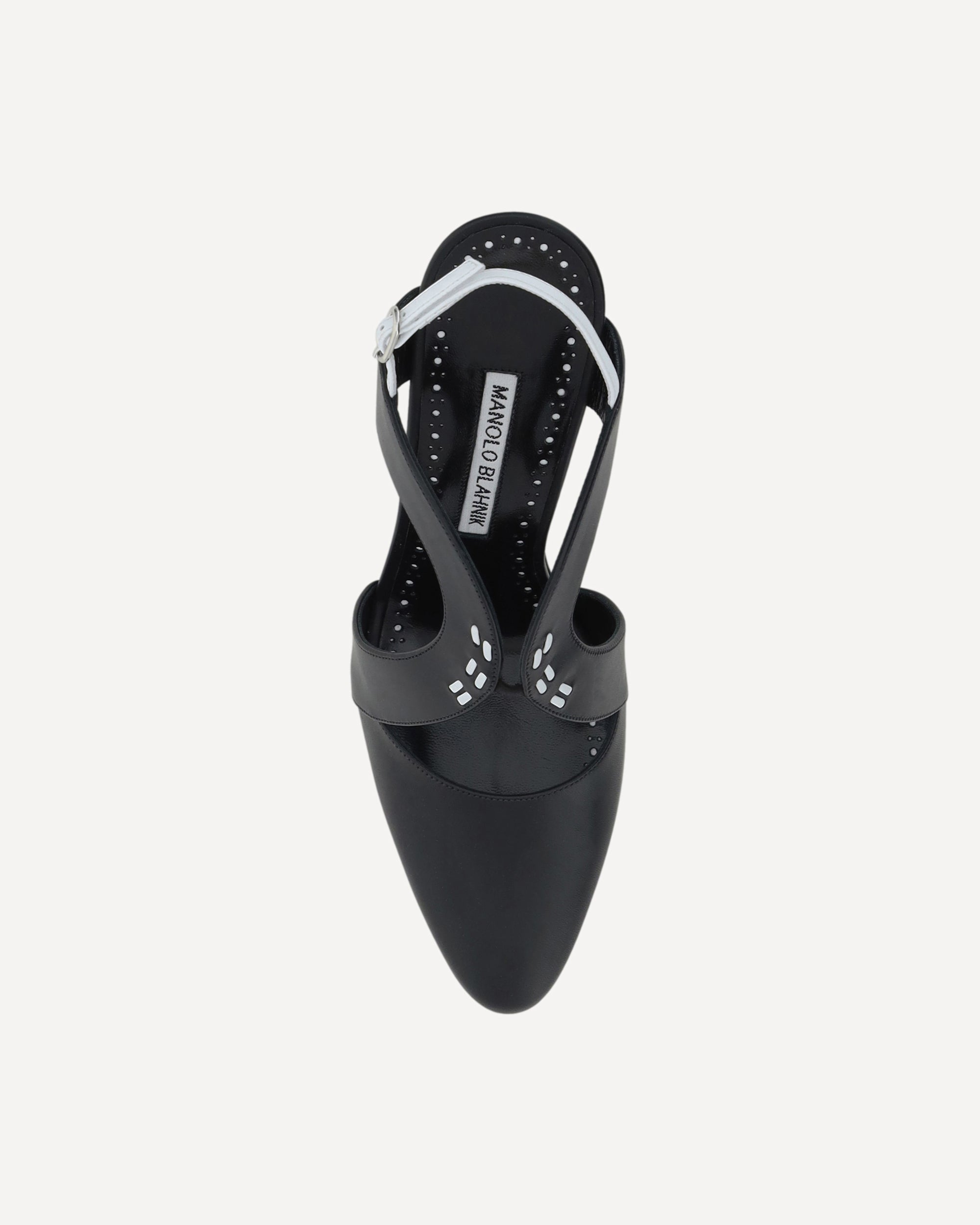 MANOLO BLAHNIK Jijara Pumps BLACK | Base Blu