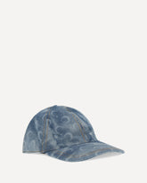 Cappello da Baseball Moon in denim  - BLU | Base Blu
