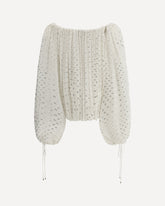 Off-Shoulder Shirt - WHITE | Base Blu
