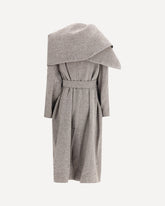 Cappotto asimmetrico oversize - MARRONE | Base Blu