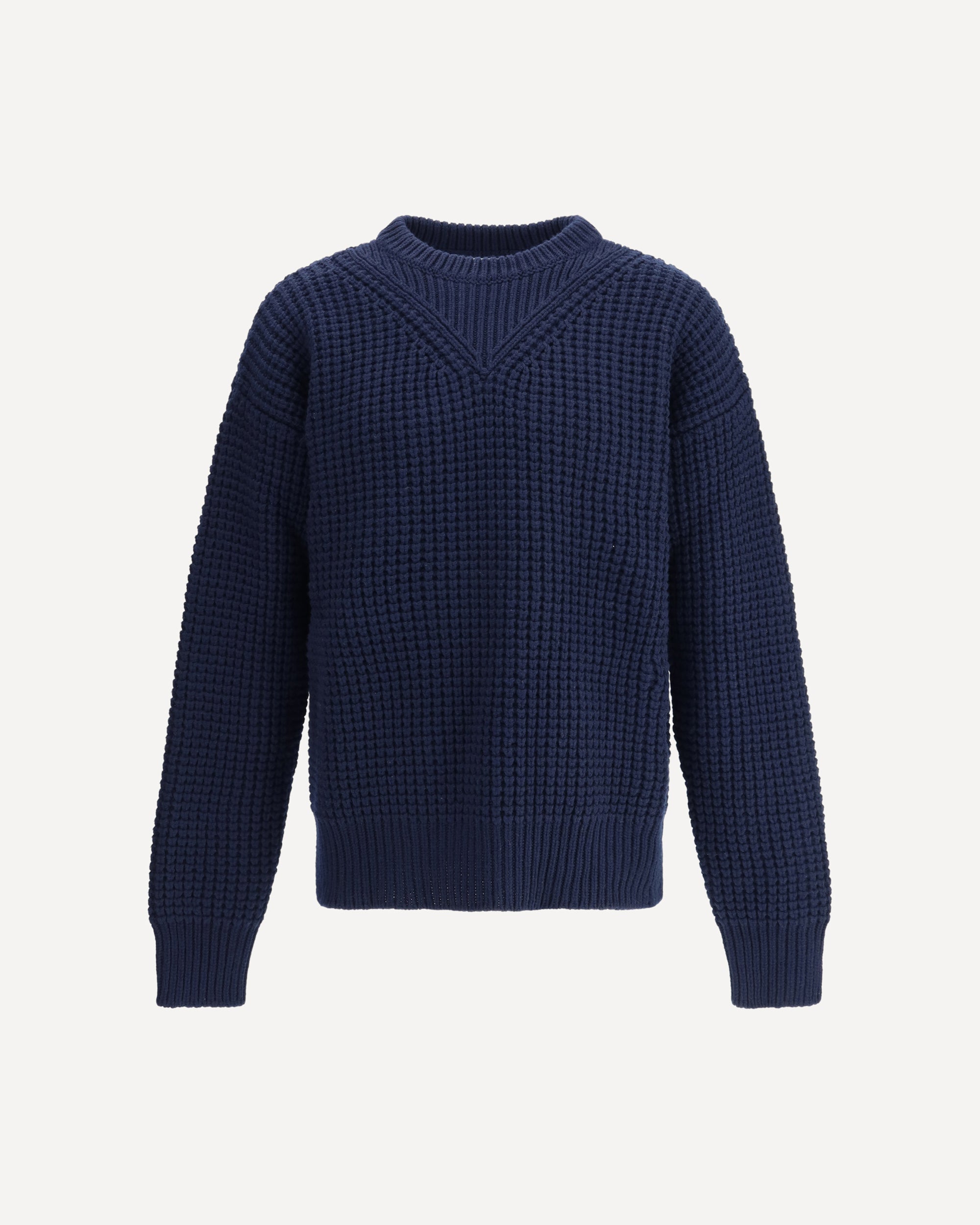 JIL SANDER Wool Ls Cn Jumper Sweater BLUE | Base Blu