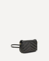 Loulou Cassandre Toy lambskin Shoulder Bag - BLACK | Base Blu