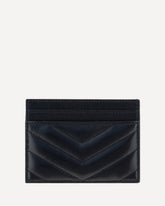 Portacarte in pelle d’agnello - NERO | Base Blu
