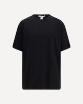 Oversized short-sleeve crewneck T-shirt - BLACK | Base Blu