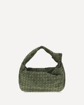Borsa a Mano Jodie in suede - VERDE | Base Blu