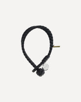 Knot leather Bracelet - BLACK | Base Blu