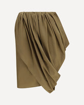 Gonna midi a portafoglio - KAKI  | Base Blu