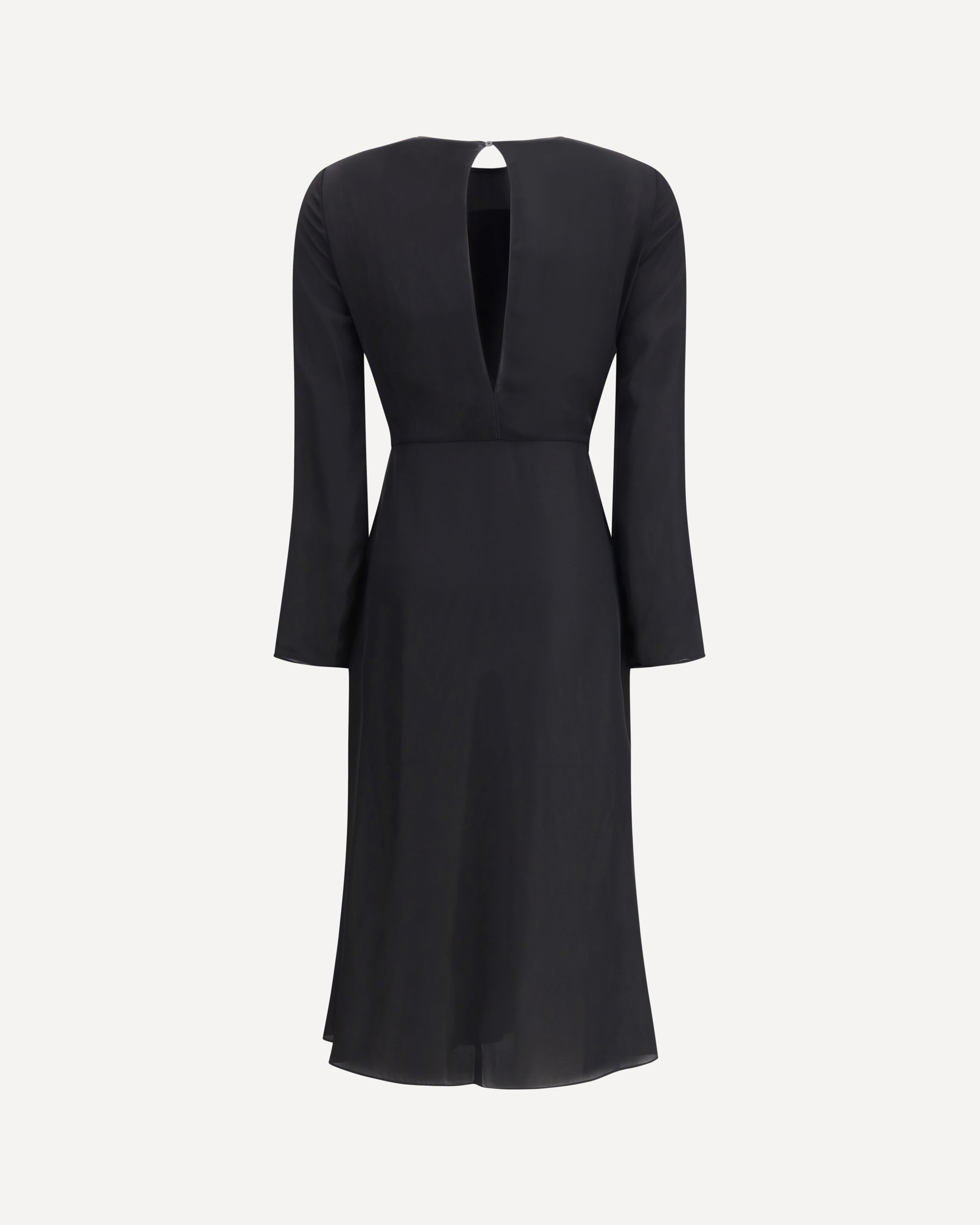 ALAA Draped Viscose Dress BLACK | Base Blu ALAA Draped Viscose Dress BLACK | Base Blu
