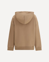 Felpa con Cappuccio Andrea in misto cotone - BEIGE | Base Blu