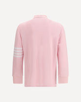 Piqué long-sleeve Polo - PINK | Base Blu