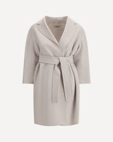 Arona Coat in virgin wool - CREAM | Base Blu