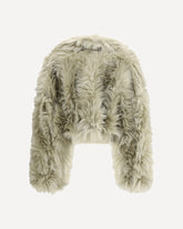 Faux fur Jacket - BEIGE | Base Blu