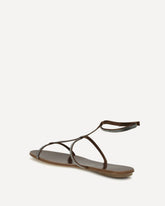 Sandali con strass - MARRONE | Base Blu