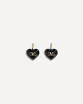Coeur Royal earrings - BLACK | Base Blu