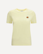 Fox Head Regular T-shirt - YELLOW | Base Blu