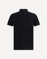 Logoed Polo Shirt - BLACK | Base Blu