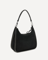 Alpha Day Miss leather Shoulder Bag - BLACK | Base Blu