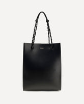 Tangle leather Tote Bag - BLACK | Base Blu