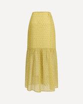 Leonine Amnesia long Skirt - YELLOW | Base Blu