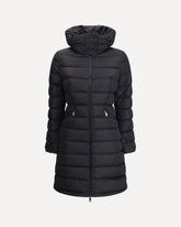 Flammette long Down Jacket - BLACK | Base Blu