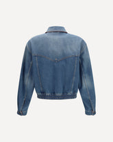 Giacca in denim Medusa  - BLU | Base Blu