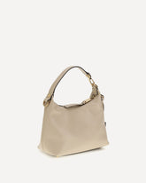 Borsa a Mano Hobo  - CREMA  | Base Blu
