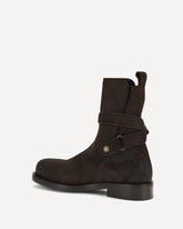 Stivali Ledger Jodphur in pelle​​ - MARRONE | Base Blu