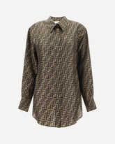 Twill Shirt - BROWN | Base Blu
