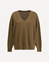 The Heaven V-neck Sweater - GREEN | Base Blu