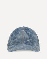Cappello da Baseball Moon in denim  - BLU | Base Blu