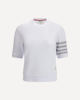 Cotton T-shirt - WHITE | Base Blu